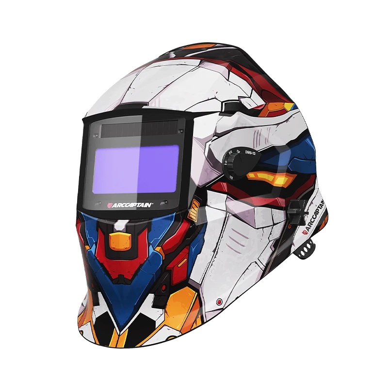 Schweißhelm, Automatisches Abdunkeln, Solarbetrieben, B