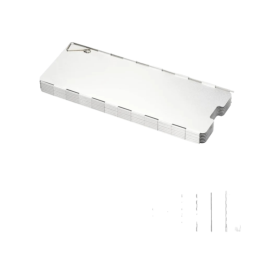 Windschutz, Tragbares Design, Langlebige Aluminiumlegierung, 16 Teller