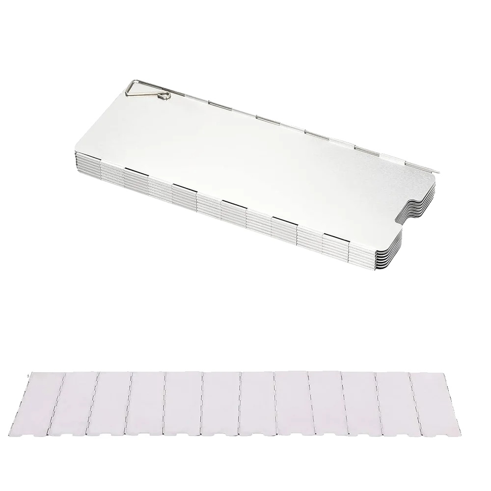 Windschutz, Tragbares Design, Langlebige Aluminiumlegierung, 12 Teller