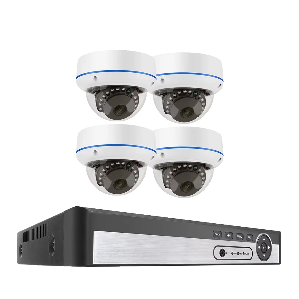 Ethernet-netzwerkkabel, Poe-kompatibilität, 5mp Videoqualität, 8ch 4stück 5mp Kamera, Kein Eingebauter Hdd