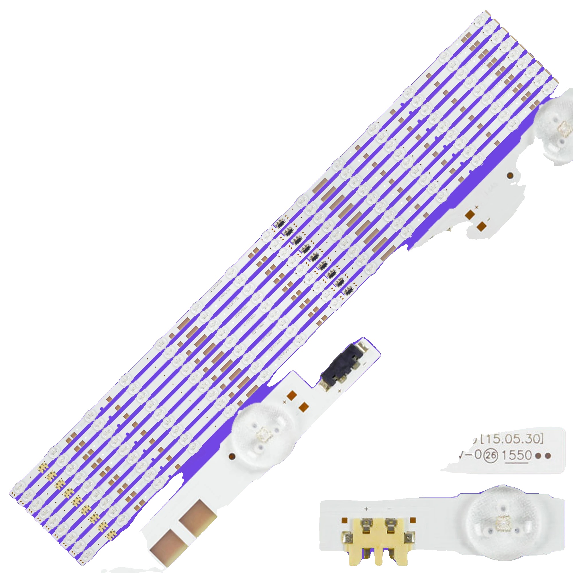 Led-hintergrundbeleuchtungsstreifen, 3v Spannung, Ce-zertifiziert, Kompatibel Mit Ue55ju6850, Un55js7200, Ua55js7200