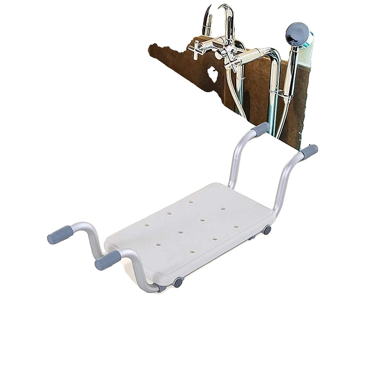 Badewannensitz, Verstellbare Länge, Ergonomisches Design, Weiss