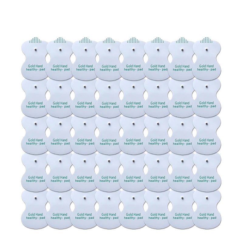 Elektrodenpads, Wiederverwendbar, Komfortables Design, 50 Stück 5.5x8cm