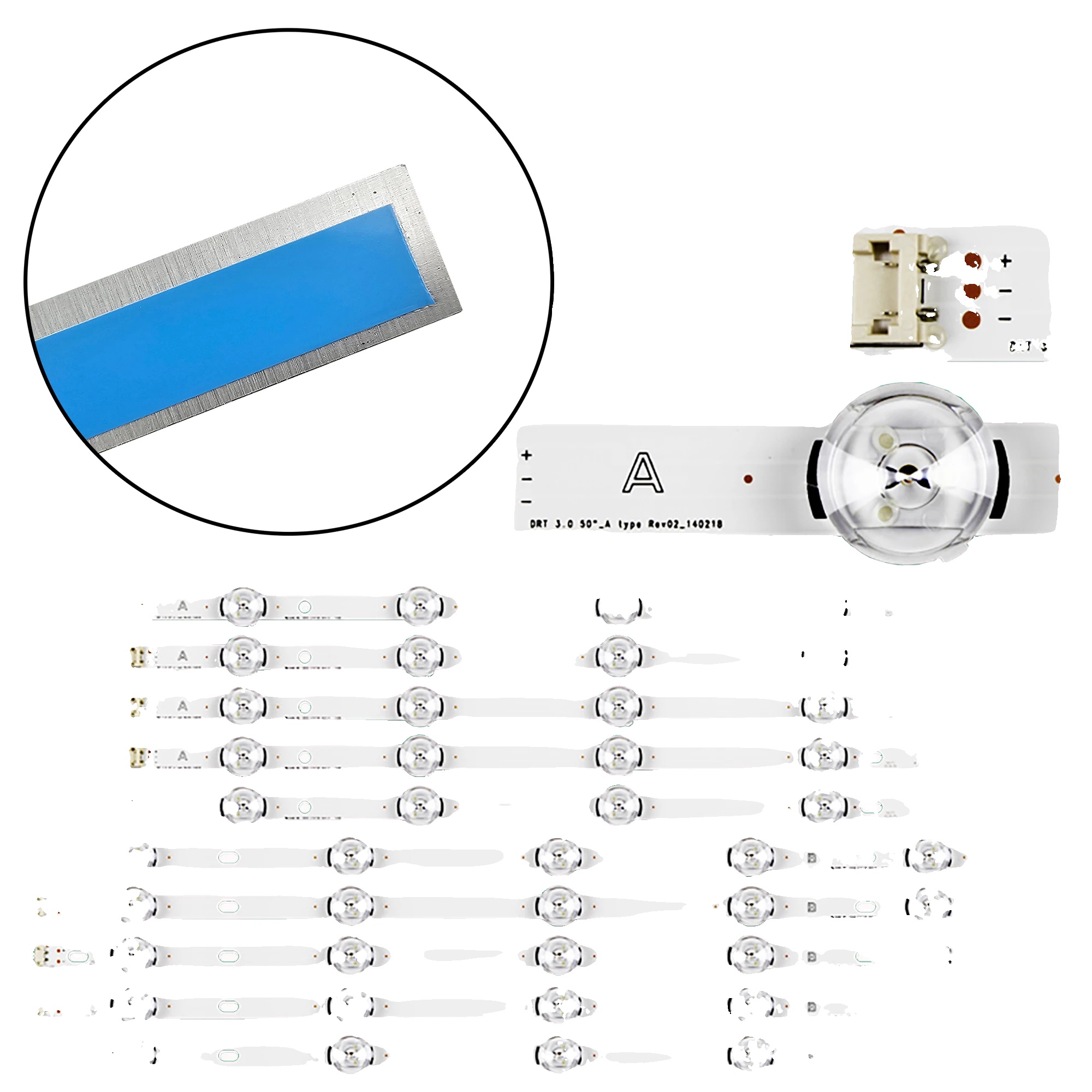 Led-hintergrundbeleuchtungsstreifen, Spannung 6 V, Strom 200 Ma, Modellkompatibilität: Drt 3.0 50 6916l-1982a, 6916l-1983a, Ce-zertifiziert