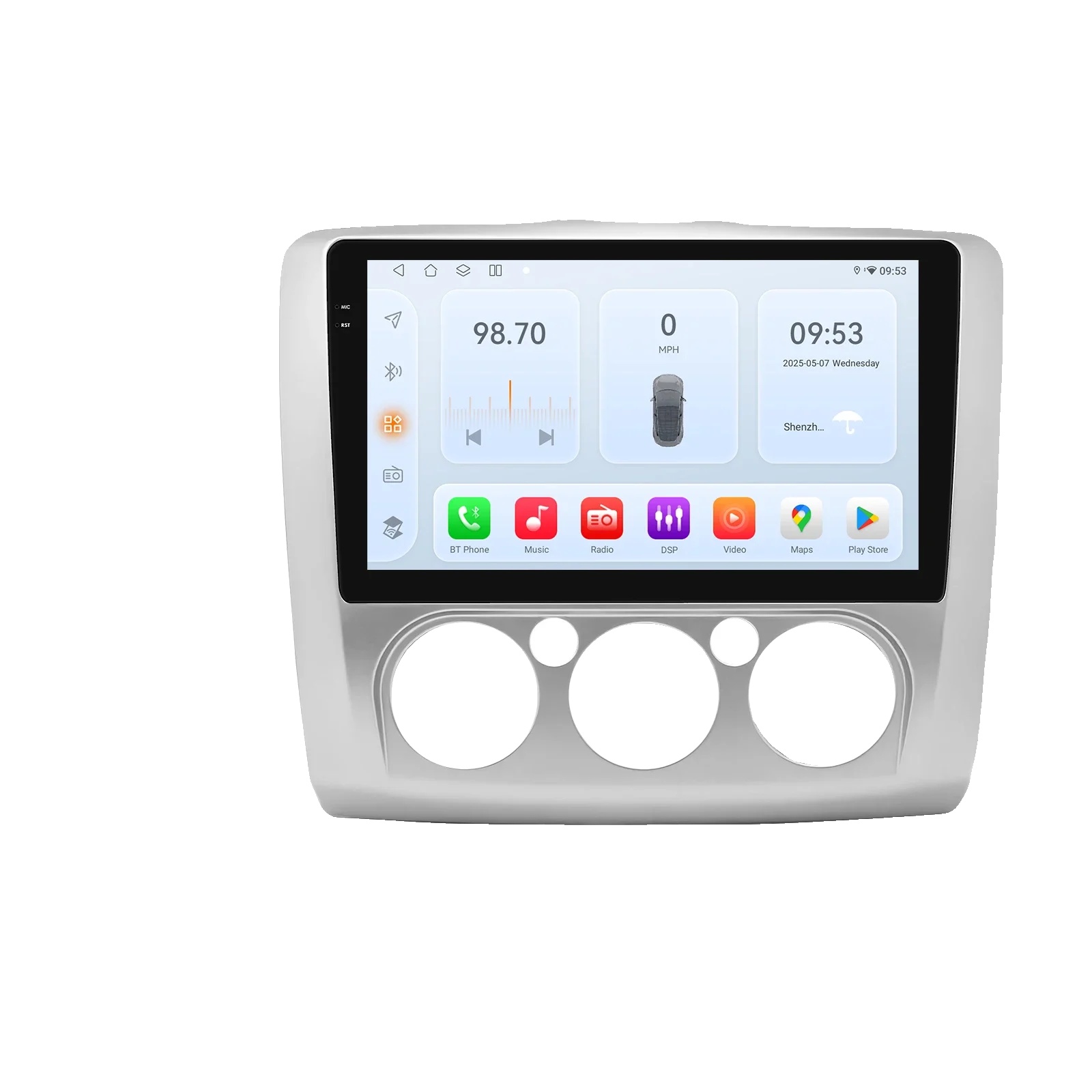 Carplay, Multimedia-player, Navigationssystem, Kompatibel Mit Ford Focus 2 3 Mk2 Mk3 2004-2011, Qs4 S