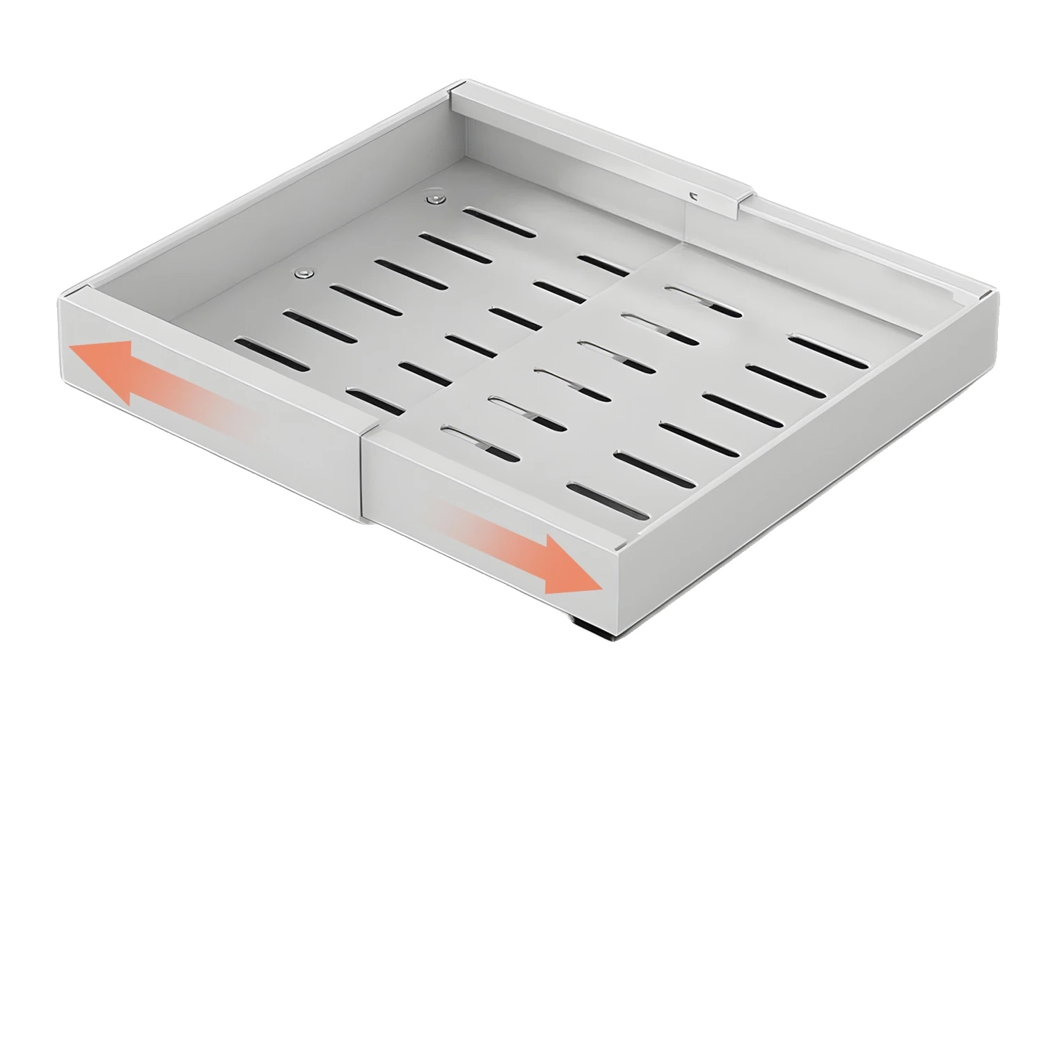 Lagerorganisator, Erweiterbares Design, Langlebige Konstruktion, Weiss