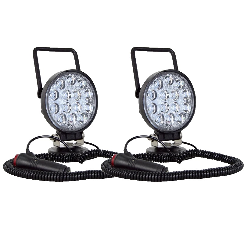 Arbeitslicht, Vielseitige Beleuchtung, Langlebiges Design, 2pcs Flutlichtstrahler