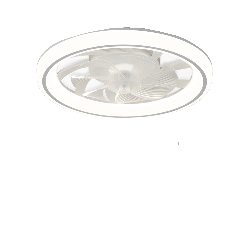 Deckenventilator Licht, Fernbedienung, Modernes Design, Weiß