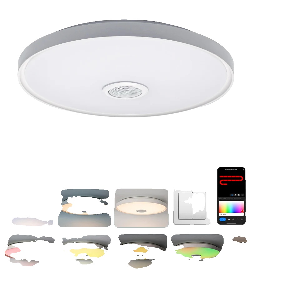 Deckenlampe, Rgb Multi-beleuchtungsmodi, Tuya Smart Steuerung, 46cm, Wechselbar-a