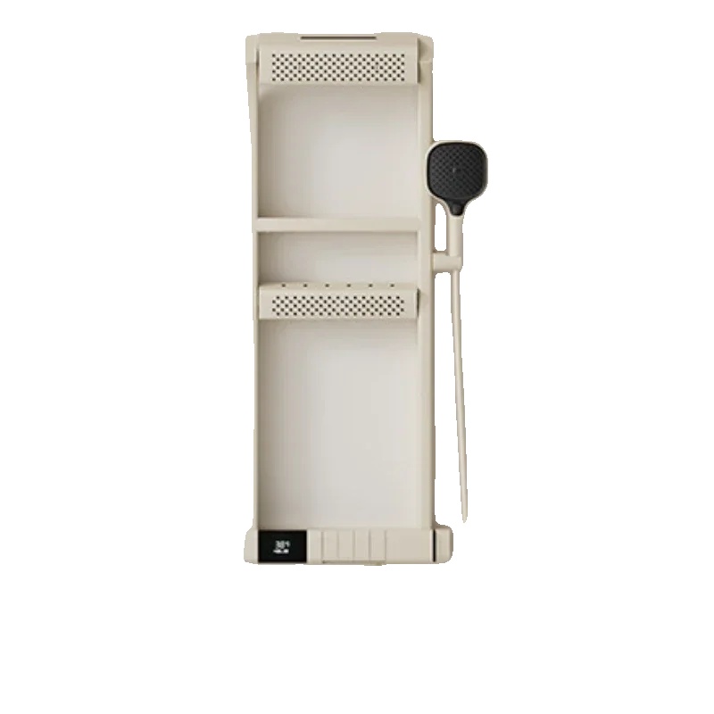 Duschsystem, Thermostatsteuerung, Elegantes Design, Milchig Weiß