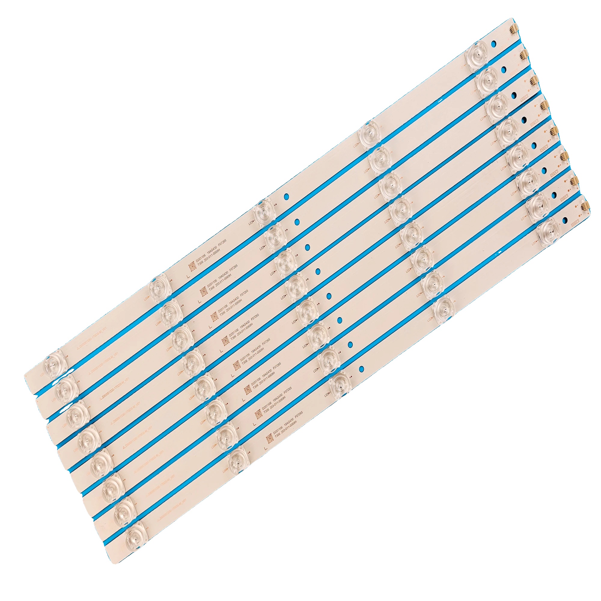 Led-hintergrundbeleuchtungsstreifen, Länge 488 Mm, Anzahl Der Led-perlen 5, Spannung 3v, Verpackung Enthält 8 Stück, Kompatibilität Mit Verschiedenen