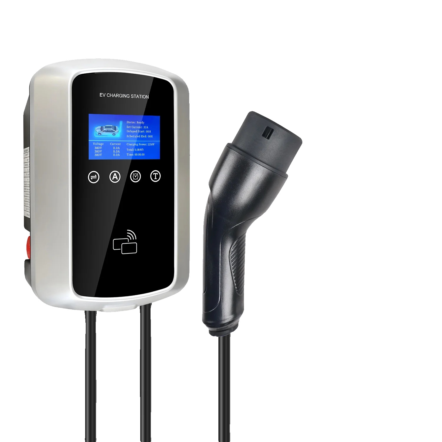 Ev-ladegerät, Wlan-steuerung, Mehrstromkompatibilität, 22kw App