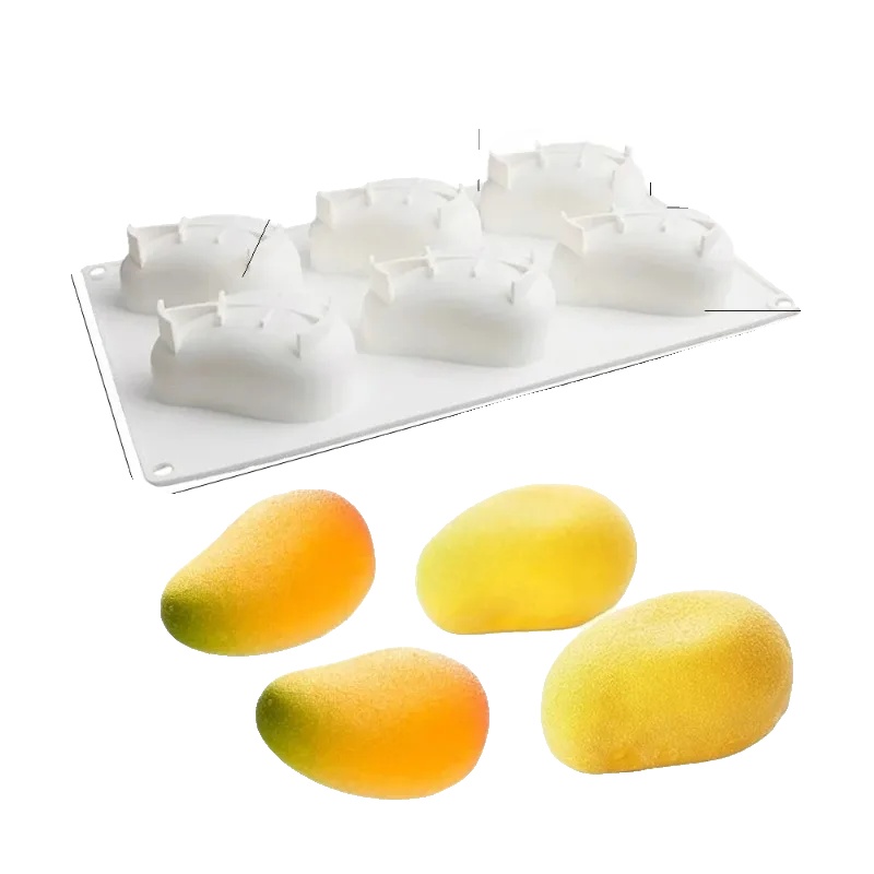 Silikonbackformen, Vielseitig Für Desserts, Wiederverwendbares Küchenwerkzeug, Mango
