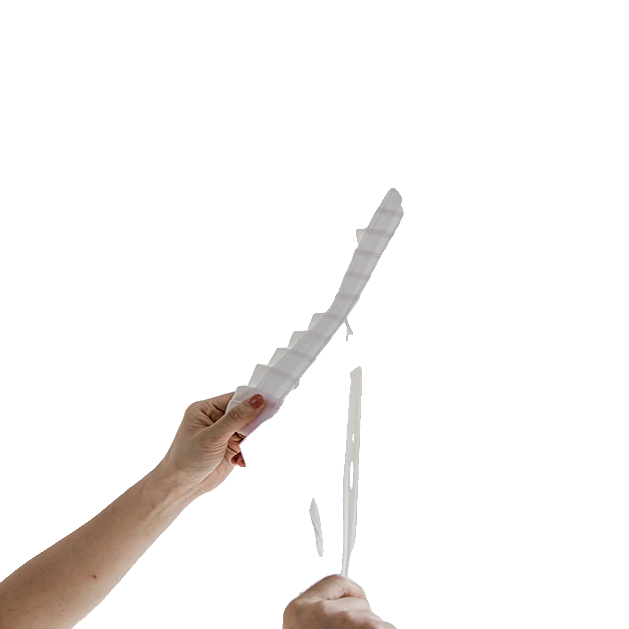 Vorhänge, Lichtdurchlässig, Moderner Stil, Weiss, 1 Stück W150xl250 Cm, Klettverschluss