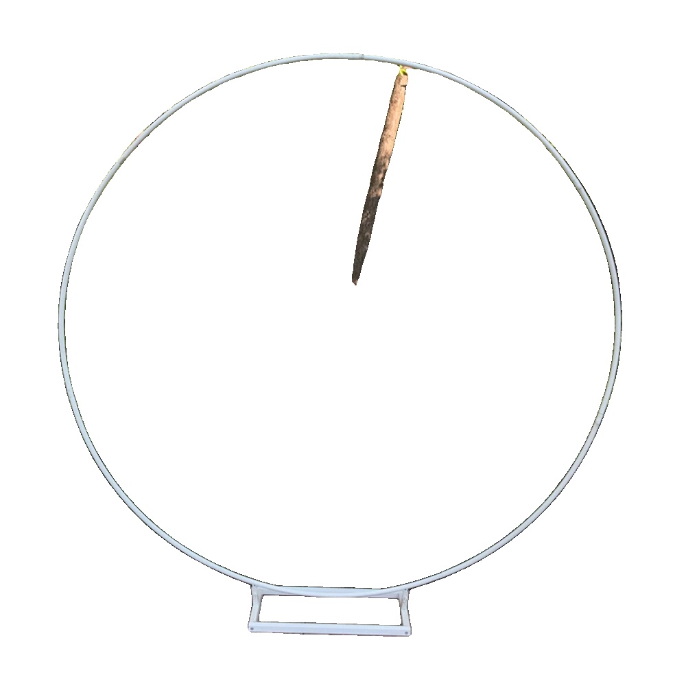 Hintergrundständer, Runde Form, Ideal Für Hochzeiten Und Veranstaltungen, 1.8m(70.8in), Weiße Quadratische Basis