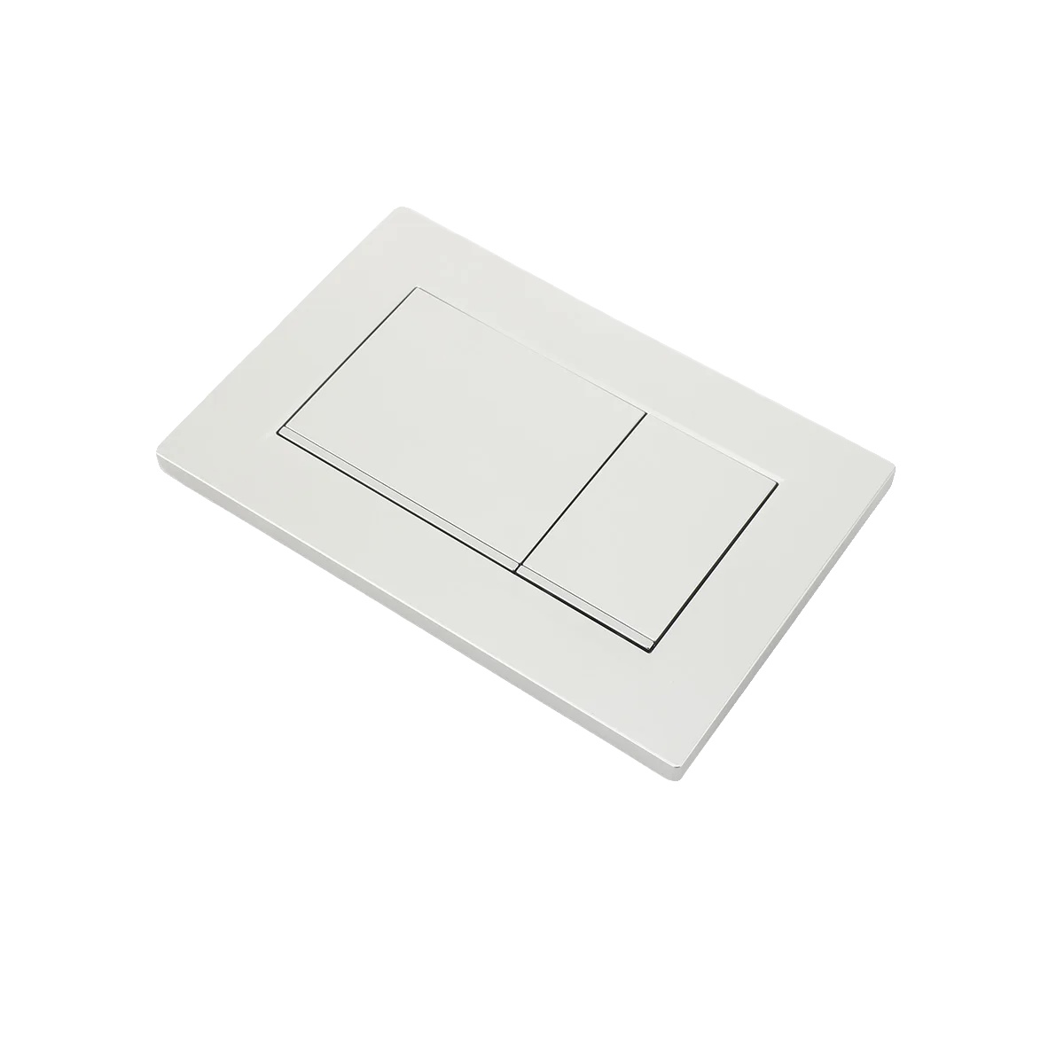 Toilettendualspülungsbetätiger, Kompatibel Mit Runden/quadratischen Tasten, Zuverlässige Leistung, Weiß B