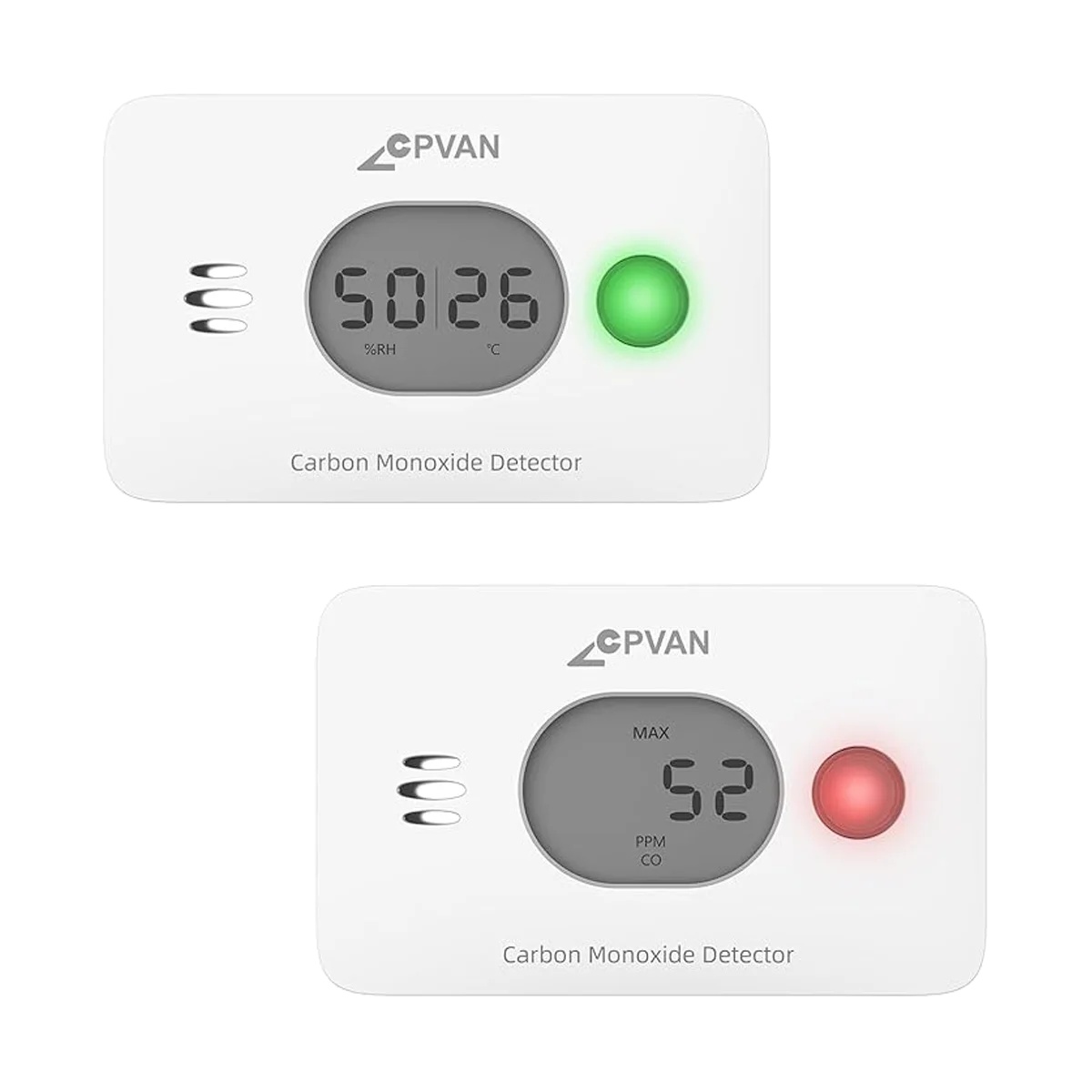 Kohlenmonoxidmelder, 10-jahres-batterie, 85db Alarm, 2 Stk