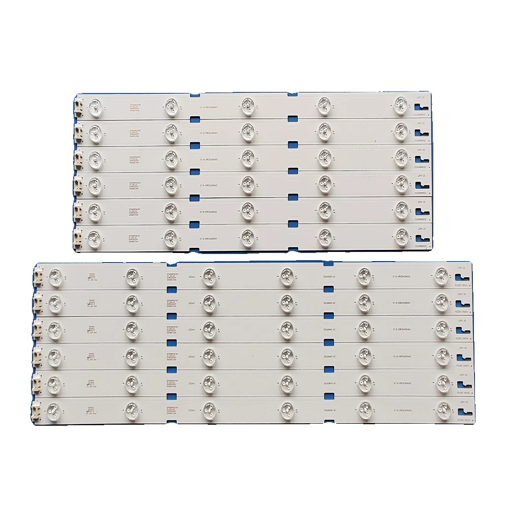 Led-hintergrundbeleuchtungsstreifen, Länge 445mm & 540mm, 3v Spannung Pro Led, Insgesamt 12 Stück, 5 Perlen Links & 6 Perlen Rechts, Kompatibel Mit