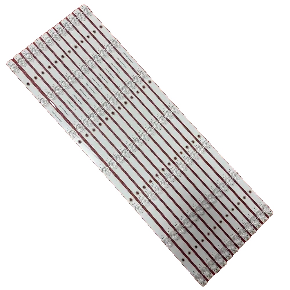 Led-streifen, 12 Stück/set, 647mm Länge, Led-lampen, Aluminium-material, Ce-zertifiziert