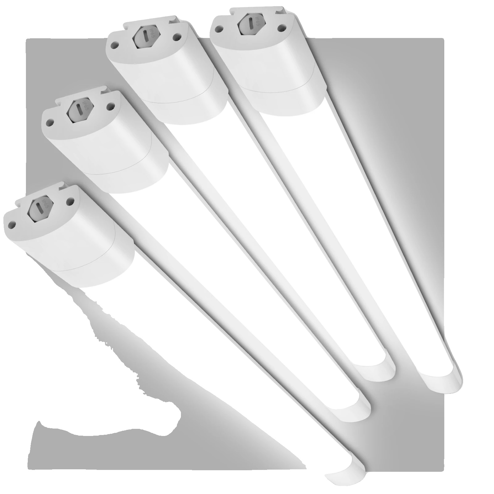 Led Feuchtraumleuchte, Wasserdichtes Design, Verknüpfbare Serienverbindung, 4stück, Weiss-b, Nein-b, 30w-b