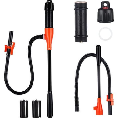 Elektrische Saugpumpe - Orange - Verstellbar - Flüssigkeitspumpe
