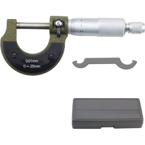 Außenmikrometer – 0–25 Mm – Blau – Präzisionsmessschieber – Genaue Messung
