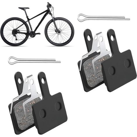 Scheibenbremsbelagsatz – 2 Paar (4 Stück) – 35 X 31 X 4 Mm – Universell Für Mountainbikes – Inkl. Feder Und Splint