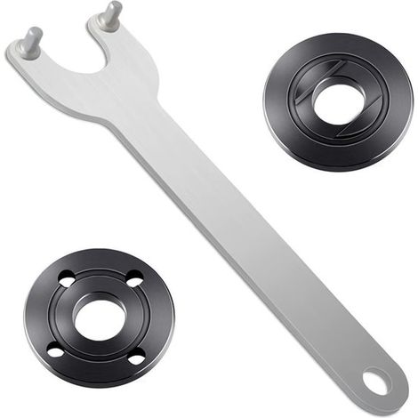 Flanschmutter Für Winkelschleifer – 125 Mm – Satz Spannmuttern – Inklusive Stiftschlüssel