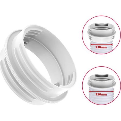 Abluftschlauchanschluss Für Mobile Klimaanlage – Innendurchmesser 130 Mm / Außendurchmesser 150 Mm