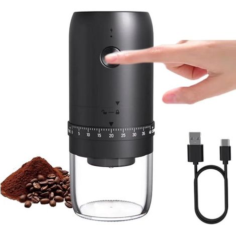 Kaffeemühle Mit Konischem Keramikmahlwerk – 20 X 8 Cm – 40 Mahlgradeinstellungen