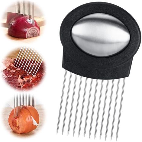 Zwiebelschneider – Hochwertiger Edelstahl 304 – Ergonomischer Abs-griff