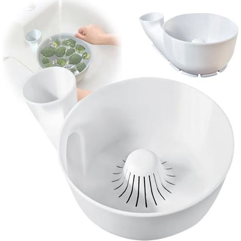Obstabtropfschale Mit Integriertem Sieb – 15 X 10 X 6 Cm – Obstschale – Salatschleuder