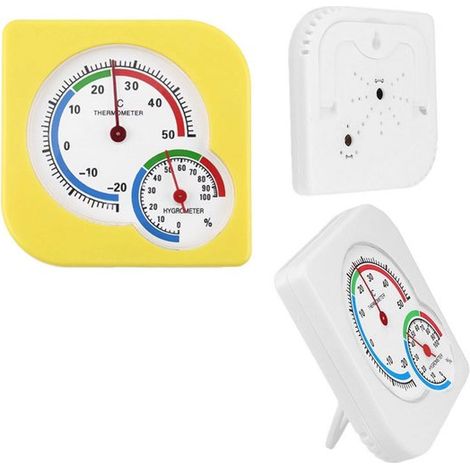 2-teiliges Analoges Thermometer/hygrometer – Feuchtigkeitsmesser – Innen- Und Außenthermometer