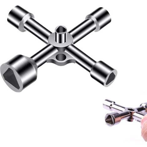 5-in-1 Universal-dreieckschlüssel – 7 Mm, 10 Mm, 12 Mm, 13 Mm, 18 Mm