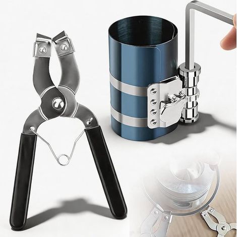 Kolbenringzange – 53–175 Mm – Verstellbare Kolbenringzange – Für Auto, Motorrad, Kolben, Ringe, Kompressor