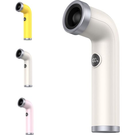 Tragbarer, Klingenloser Ventilator – Beige – Einzigartiges, Gebogenes Design – Mini-ventilator