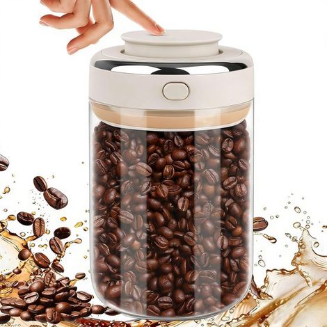 Luftdichter Kaffeebehälter – 1100 Ml – Sahne