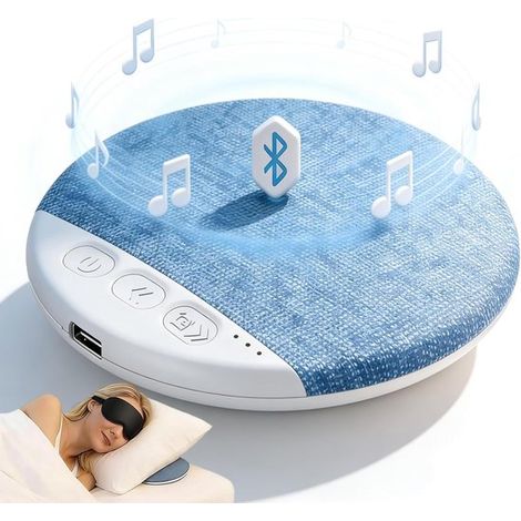 Schlaf-lautsprecher – Ultradünn (1,1 Cm) – Blau – Bluetooth – Kissenlautsprecher Mit Timer