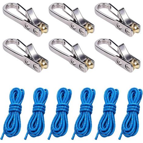 6-teiliges Seilspanner-set Mit Rollen – Ratsche Mit 6 Zubehörseilen – Hochleistungs-paracord