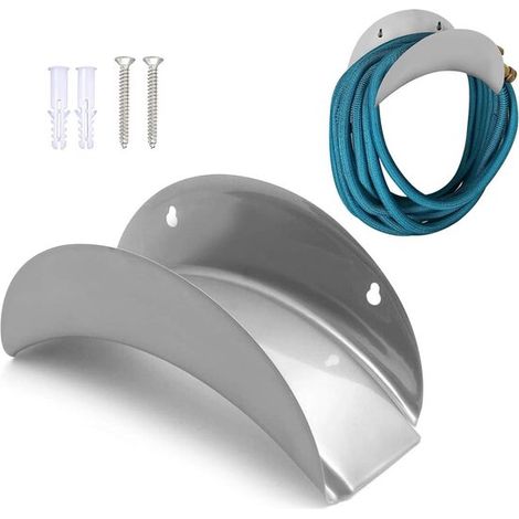 Wandmontierter Schlauchhalter – 28 X 11,5 X 12,5 Cm – Metallhalterung – Platzsparend Und Robust