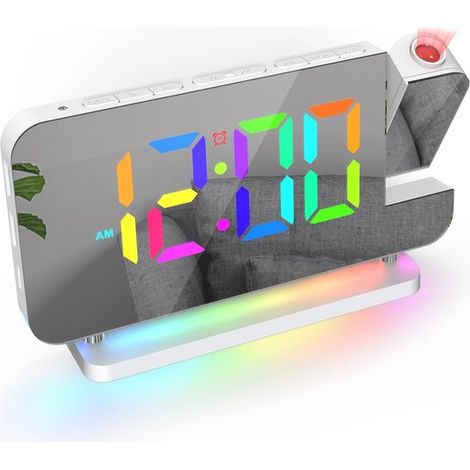 Digitaler Wecker Mit Projektion – Projektionswecker – Mit Usb-anschluss