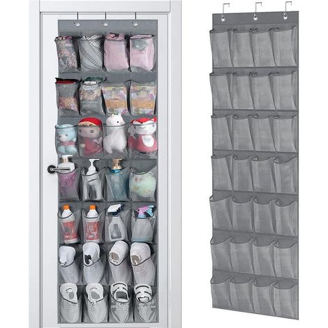 Hängender Schuhbeutel – 186 X 48 Cm – Aufbewahrungstasche Zum Einhängen An Der Tür – 28 Fächer