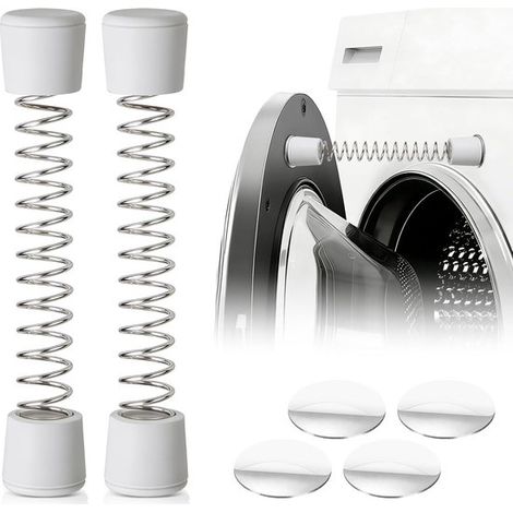 Set Mit 2 Magnetischen Waschmaschinentürstoppern – 10 Cm – Grau – Gute Belüftung – Kompatibel Mit Den Meisten Waschmaschinen