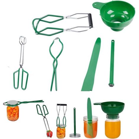 Einmachglaszange (6-teilig) – Greifzange – Marmeladentrichter