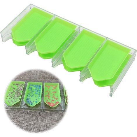 Aufbewahrungsbox Für Diamantmalerei – 23,4 X 9,4 X 3 Cm