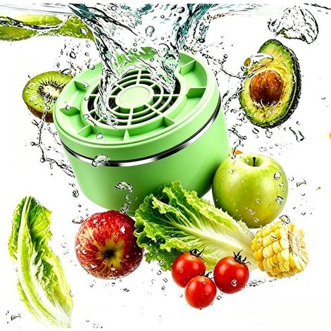 Pestizidreiniger – 10,4 X 6,0 Cm – Obst- Und Gemüsereiniger – Leistungsstarker 15-w-vortex