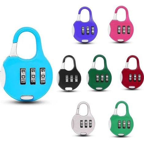 Kofferschlösser – 8er-pack – Mini-zahlenschlösser – Gepäckschlösser