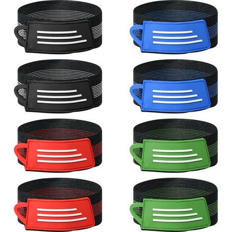 4 Paar Hosenclips – Maximale Länge: 50 Cm – Fahrrad-hosenclips – Elastische Hosenclips Mit Klettverschluss