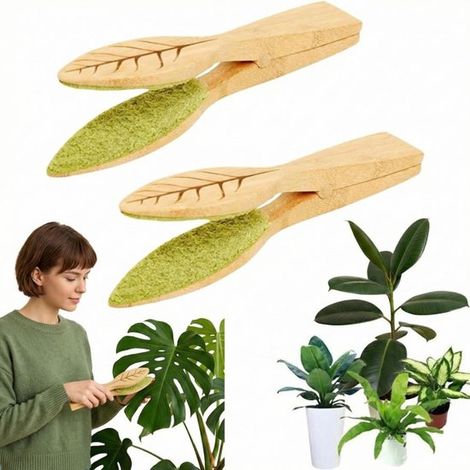 Blattreinigungspinzette – 2er-pack – 25 Cm – Für Zimmerpflanzen – Mikrofaser