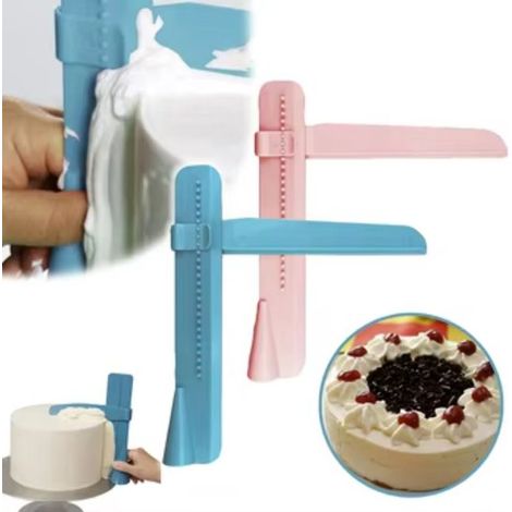 Tortenschaber – 2er-set – 20 X 23 Cm – Verstellbarer Glätter – Fondantschaber